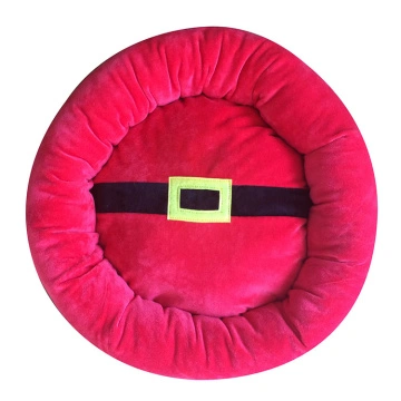 Christmas pet bed with Santa Shape